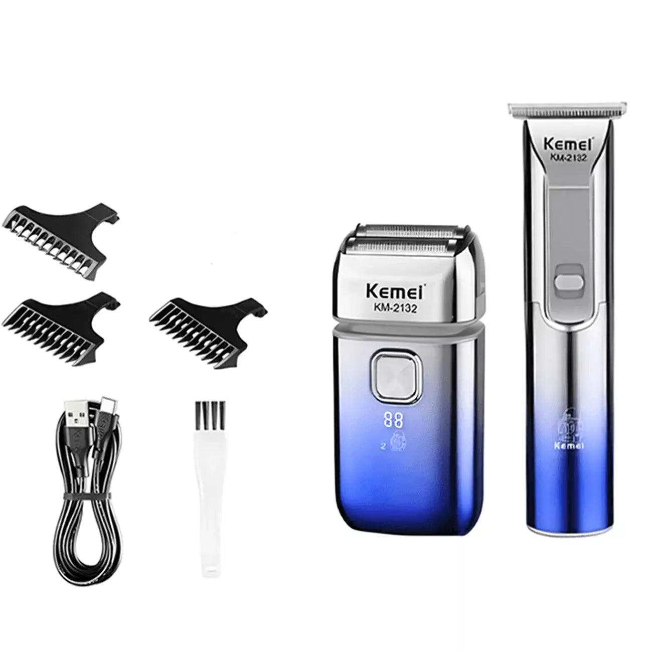 KEMEI KM-2132 Ensemble professionnel de tondeuse à cheveux