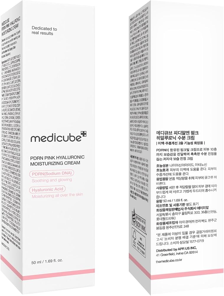 MEDICUBE PDRN PINK HYALURONIC MOISTURIZING CREAM 50 ML