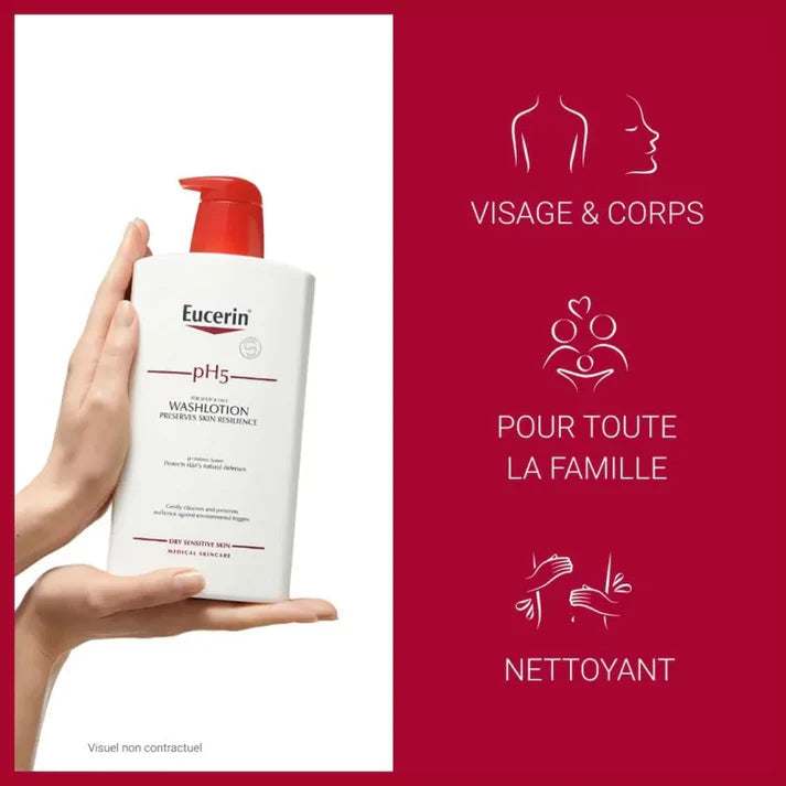 EUCERIN PH5 PROTECTION GEL LAVANT VISAGE ET CORPS 400ml