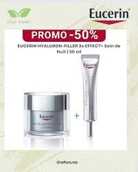 Eucerin Pack Promo Hyaluron Filler soin de nuit + soin contour des yeux