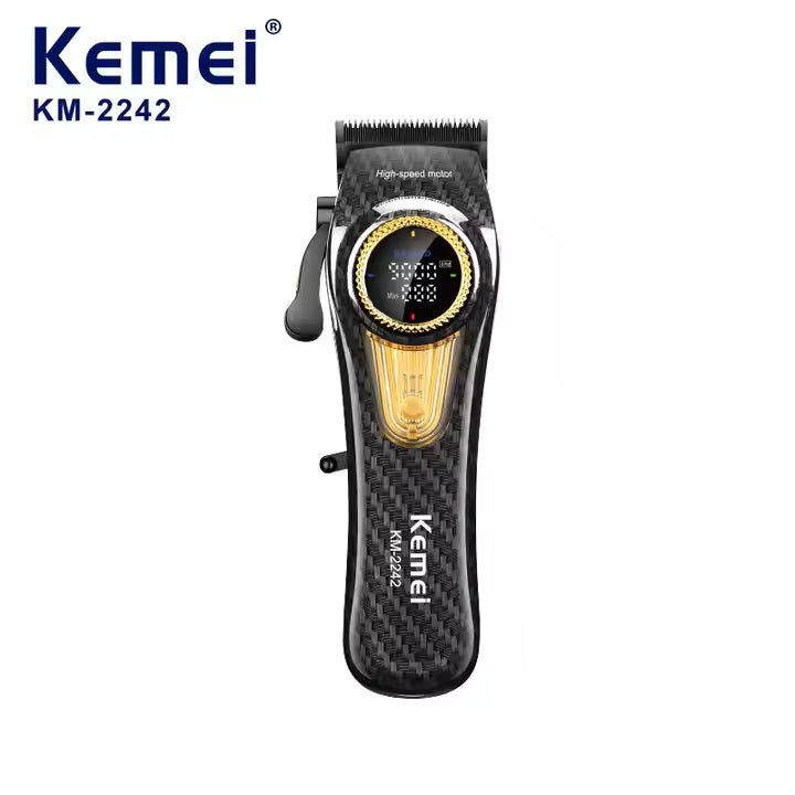 KEMEI Tondeuses à cheveux km-2242 rechargeables sans fil tondeuse à cheveux