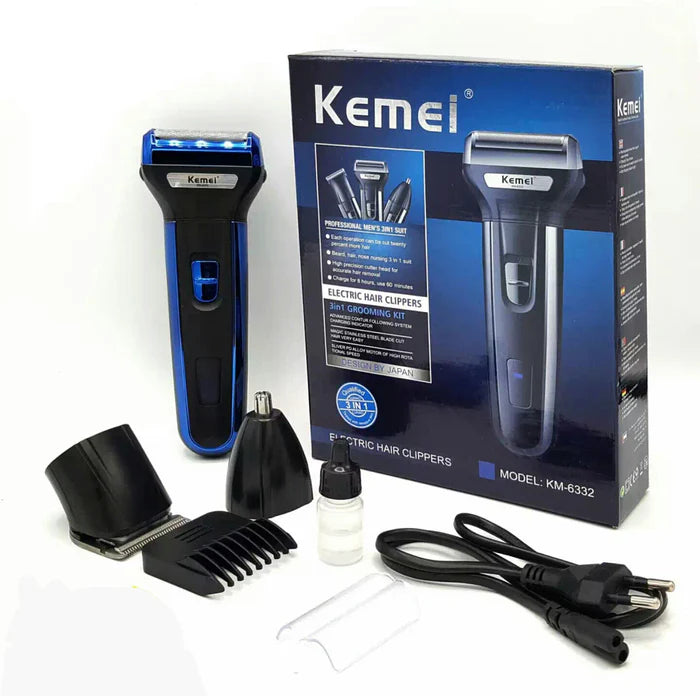 KEMEI –KM-6333 Professional Men’s 3IN1 Suit – Electric Hair Clippers
