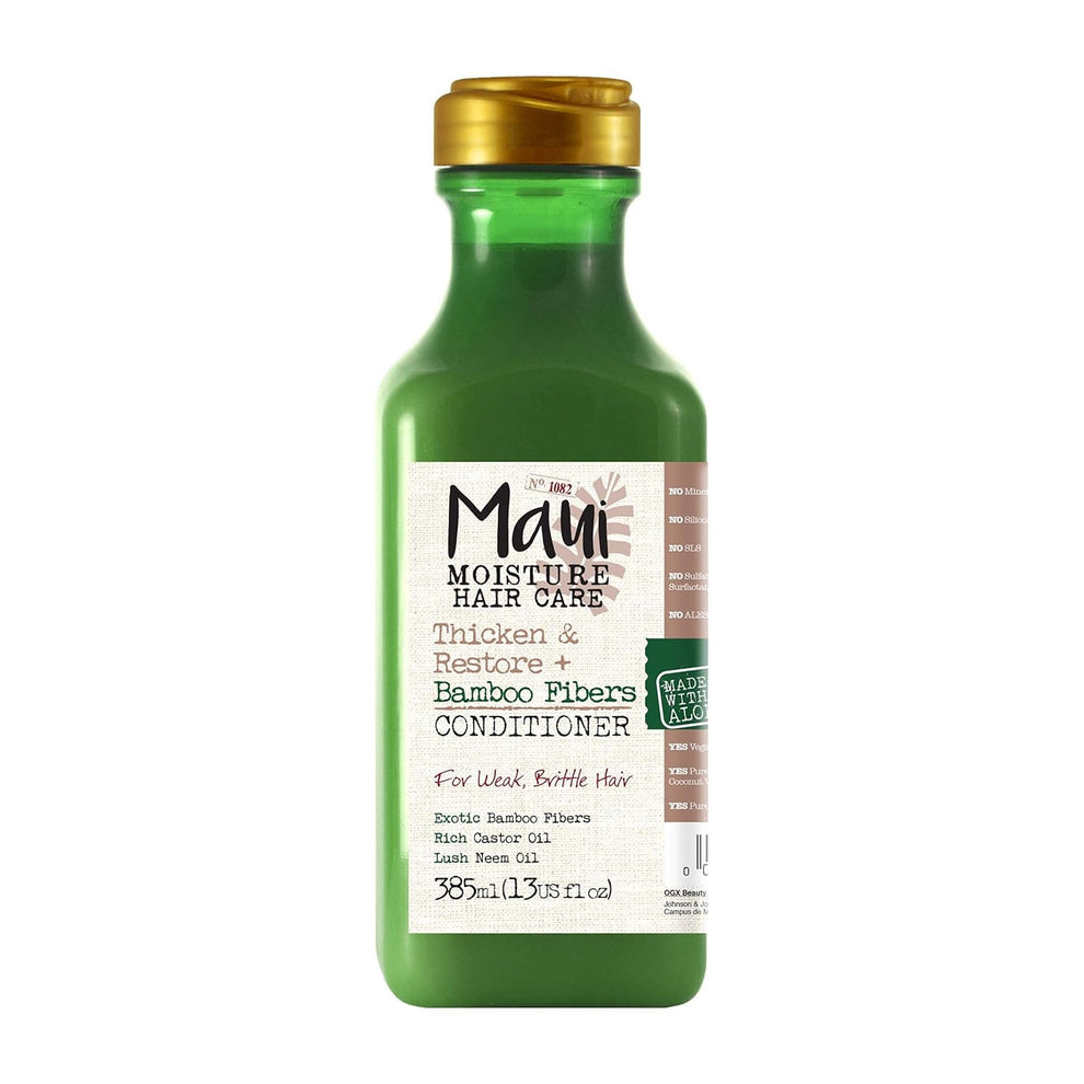 Maui Moisture Conditioner Bamboo Fibers for Weak Brittle Hair 335ml