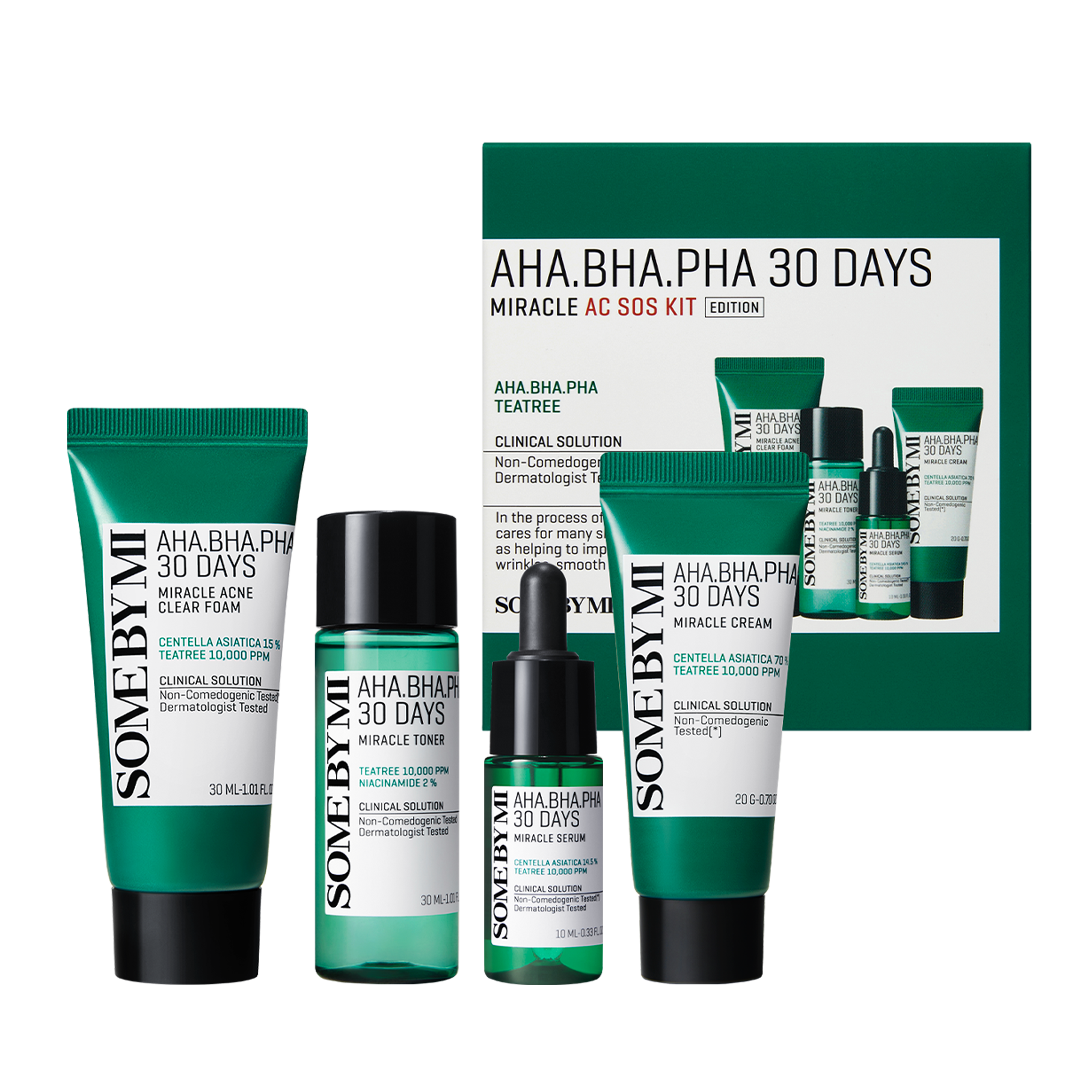 AHA. BHA. PHA 30 DAYS MIRACLE AC SOS KIT