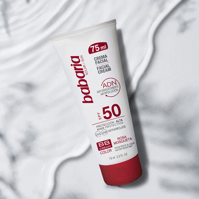 BB CREME SOLAIRE TEINTE SPF50 BABARIA 75ml