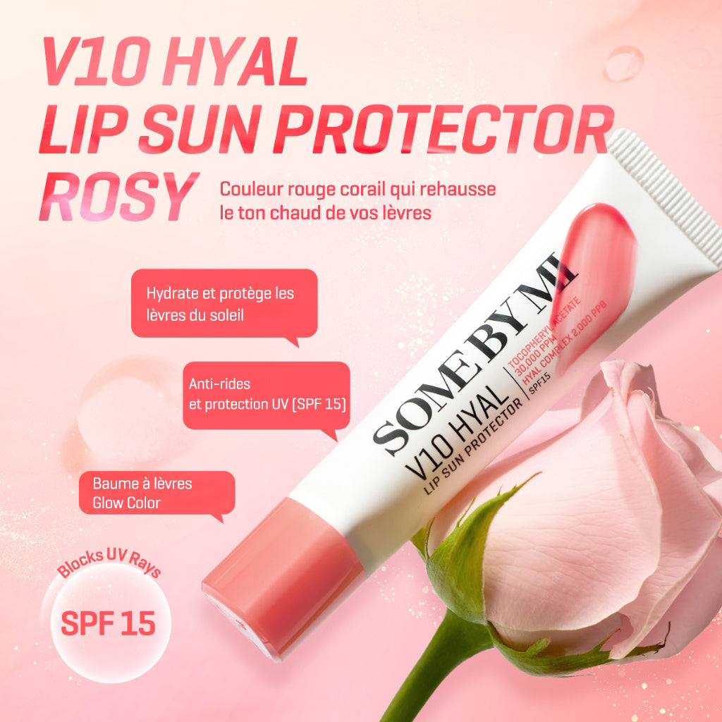 V10 HYAL LIP SUN PROTECTOR ROSY 7ML