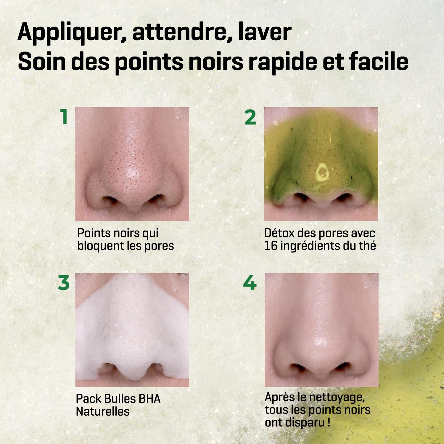 BYE BYE BLACKHEAD 30 DAYS MIRACLE GREEN TEA TOX BUBBLE CLEANSER 120G