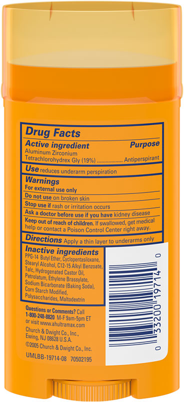 ARM & HAMMER - Essentials Déodorant Orange Citrus 71g