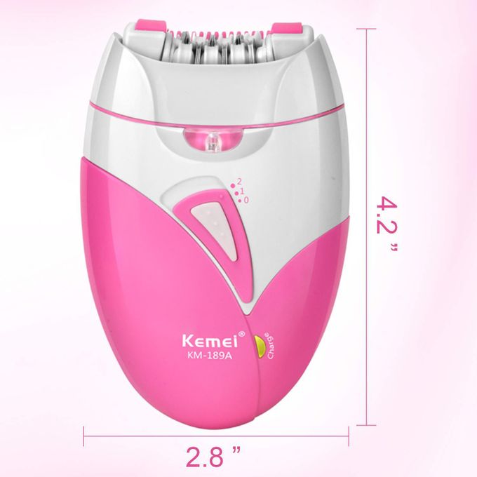 Kemei KM-189A Épilateur électrique, épilateur, corps, aisselles, jambes, bikini, parties intimes
