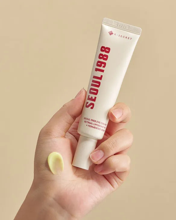 KSECRET – SEOUL 1988  Crème pour le Contour des Yeux au Rétinol et aux Enzymes de Haricots Eye Cream : Retinal Liposome 4% + Fermented Bean