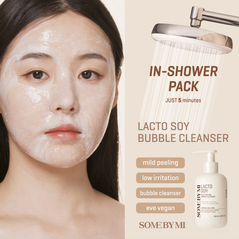 LACTOSOY MILD PEELING  BUBBLE CLEANSER 180ml