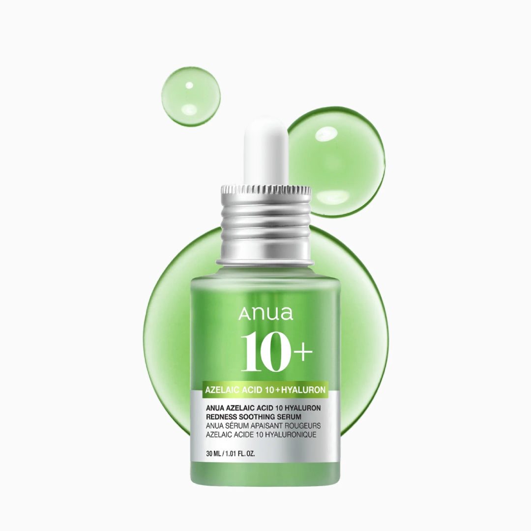 ANUA - 10+AZELAIC ACID 10 HYALURON REDNESS SOOTHING SERUM - 30ml