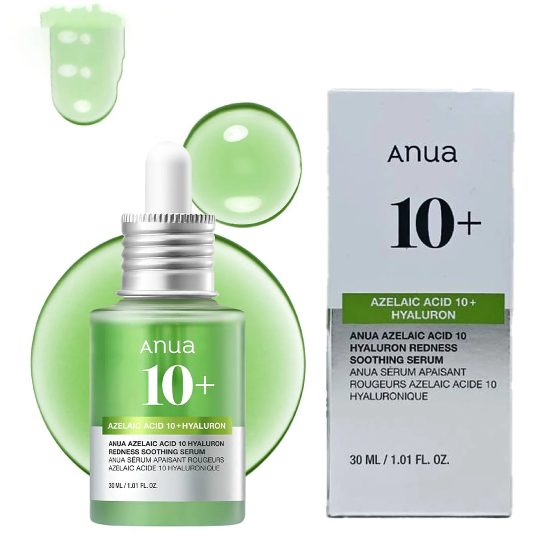 ANUA - 10+AZELAIC ACID 10 HYALURON REDNESS SOOTHING SERUM - 30ml