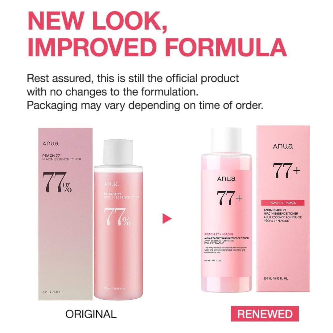 ANUA - PEACH 77 NIACIN ESSENCE TONER - Tonique Éclat & Hydratation Intense – 250ml