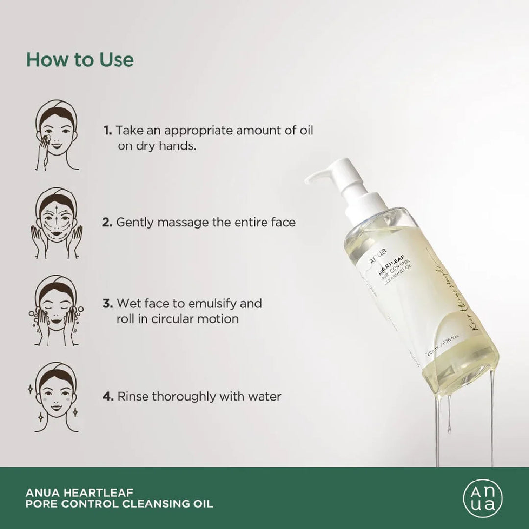 ANUA 77 % HEARTLEAF PORE CONTROL CLEANSING OIL - 200ml