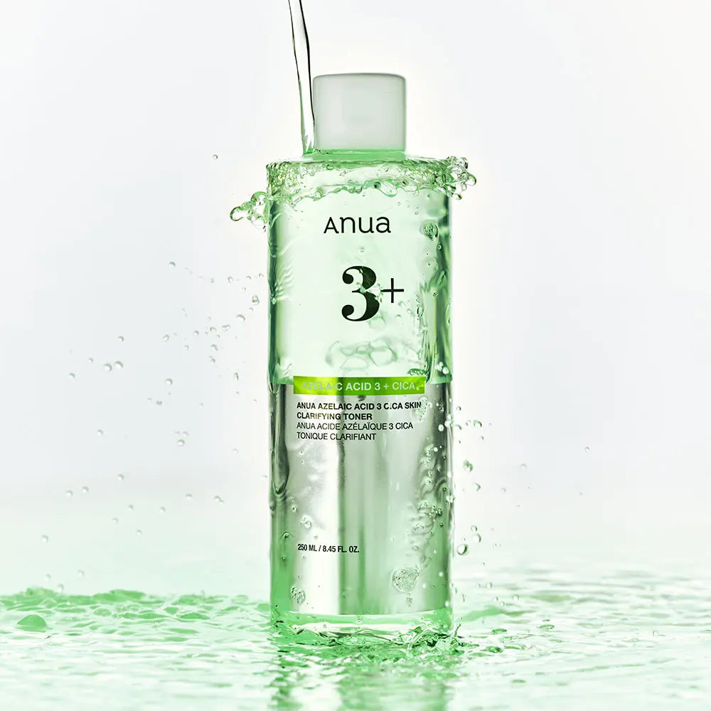ANUA Azelaic Acid 3% + CICA Tonique Clarifiant – Lotion Apaisante & Anti-Imperfections - 250 ML