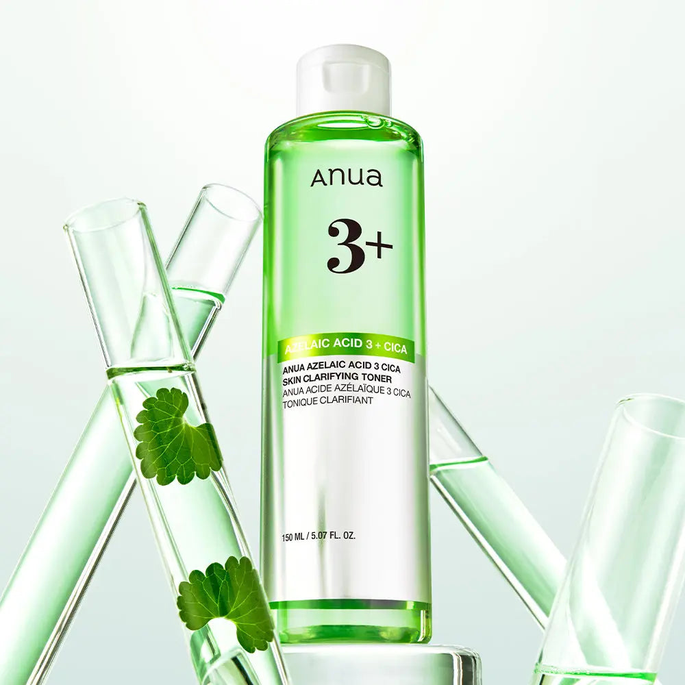 ANUA Azelaic Acid 3% + CICA Tonique Clarifiant – Lotion Apaisante & Anti-Imperfections - 250 ML