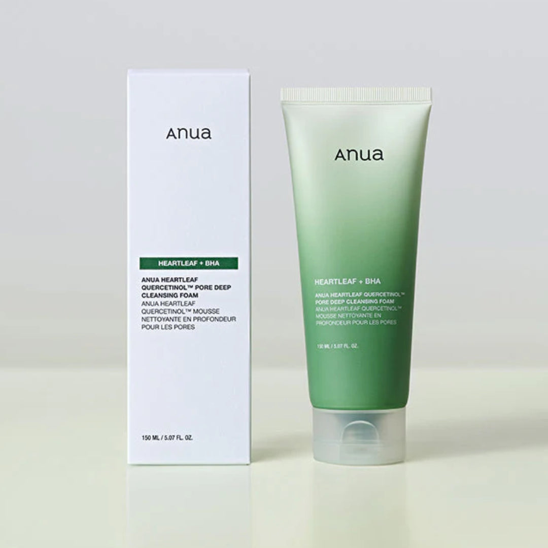 ANUA - Heartleaf Quercetinol Pore Deep Cleansing Foam - Mousse nettoyante - 150ml