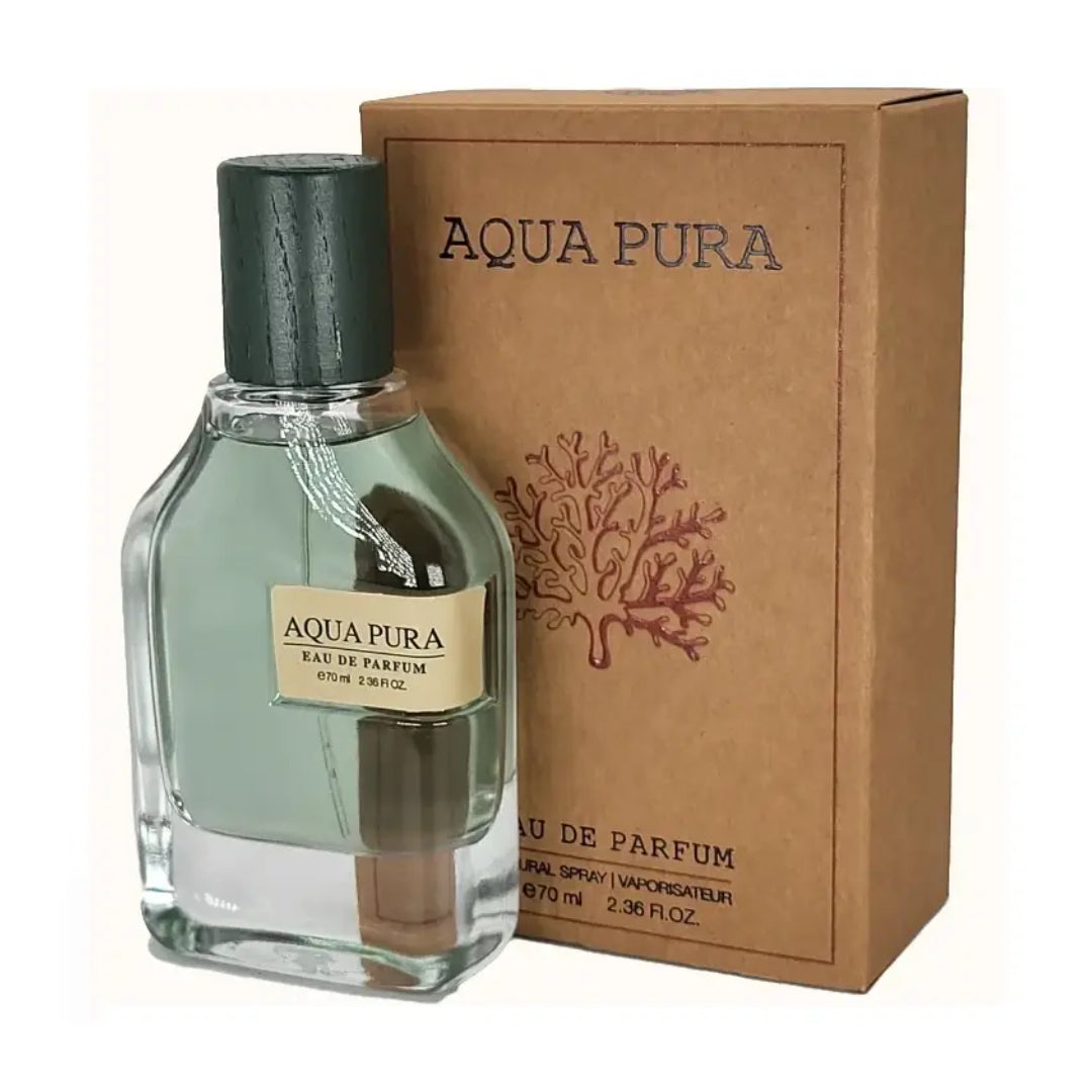AQUA PURA Eau de Parfum Fragrance World Pour Homme – 70ml