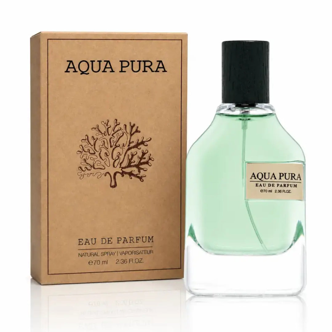 AQUA PURA Eau de Parfum Fragrance World Pour Homme – 70ml