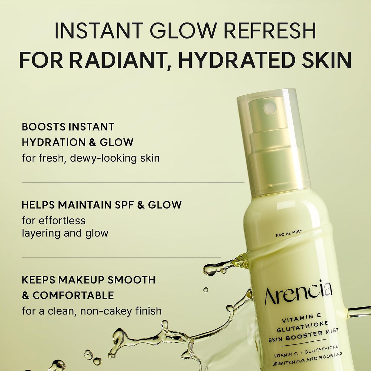 ARENCIA VITAMINE C GLUTATHIONE AKIN BOOSTER MIST - 100ml