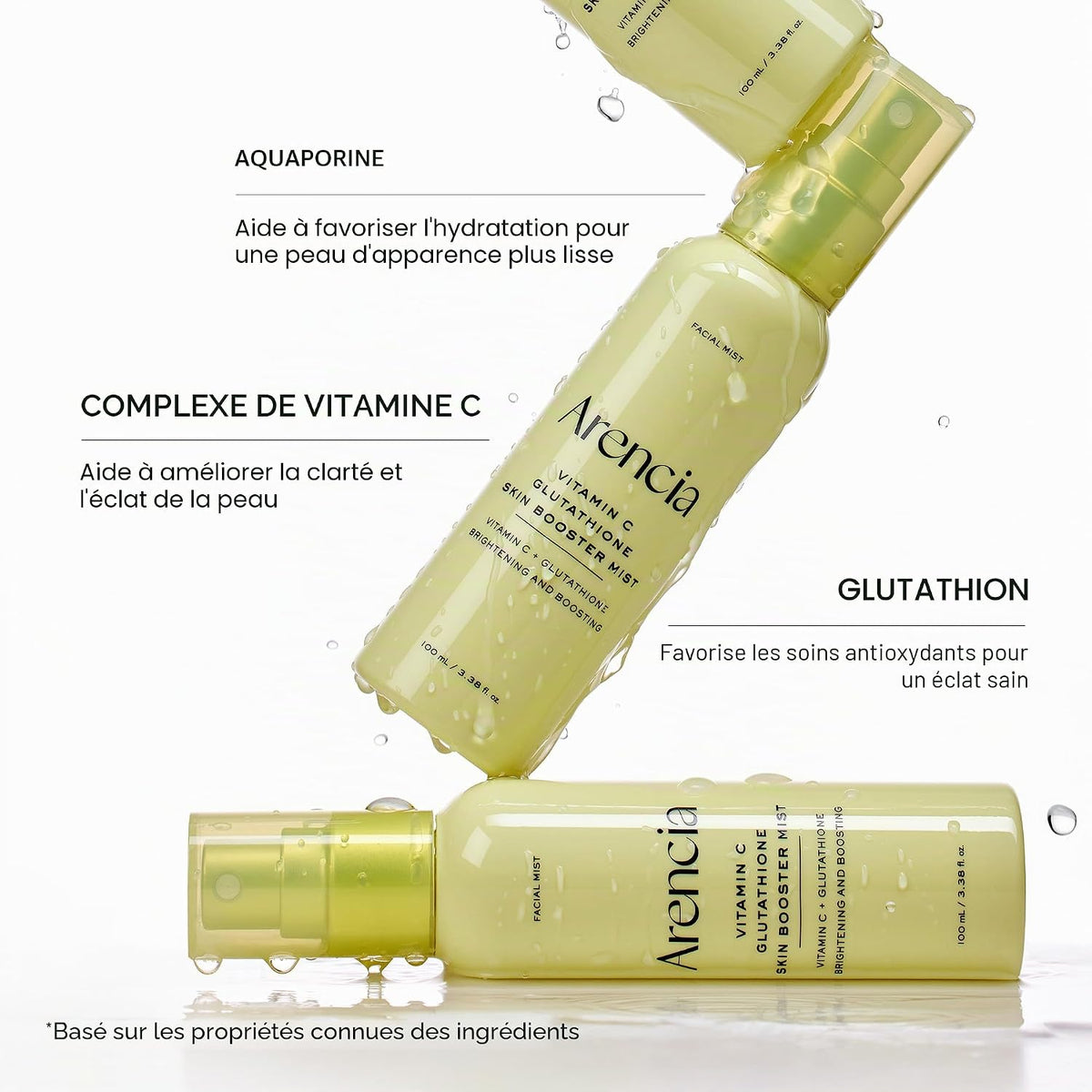 ARENCIA VITAMINE C GLUTATHIONE AKIN BOOSTER MIST - 100ml