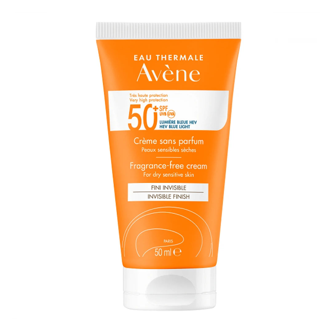 AVÈNE Solaire Crème Sana Parfum de Peau Sèche et Sensible SPF50+ | 50ml