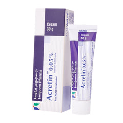Acretin 0.05% Cream for Acné (Tretinoin) 30g – Mero.ma