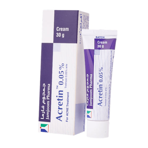 Acretin 0.05% Cream for Acné (Tretinoin) 30g – Mero.ma