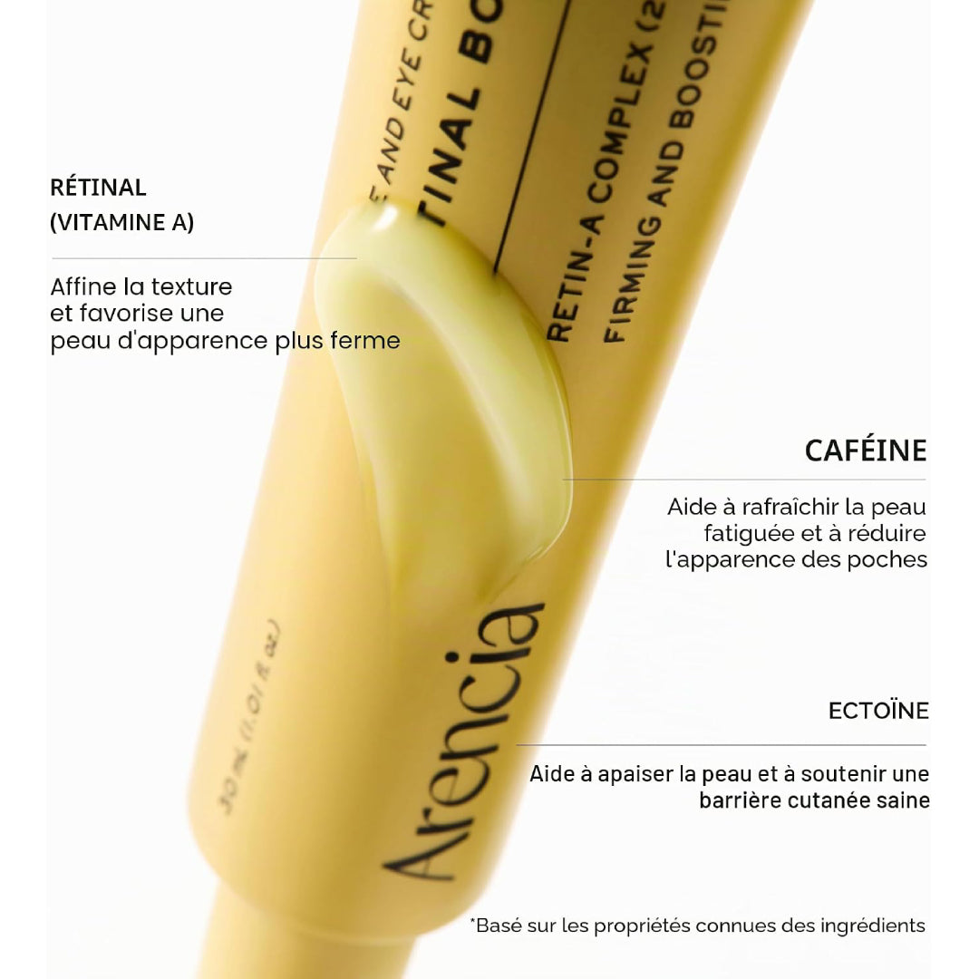 Arencia Retinal Booster Shot Face & Eye Cream with Caffeine