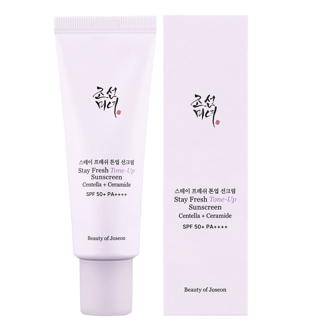 BEAUTY OF JOSEON - Crème solaire Stay Fresh Tone-up Centella + Céramide SPF50+ PA++++ VIOLET - 50ml