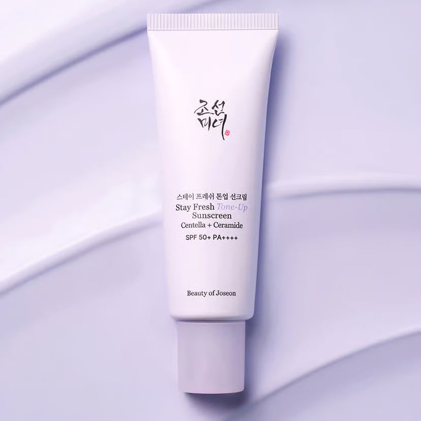 BEAUTY OF JOSEON - Crème solaire Stay Fresh Tone-up Centella + Céramide SPF50+ PA++++ VIOLET - 50ml