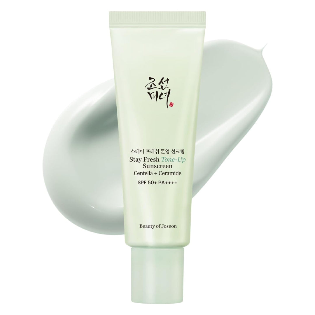 BEAUTY OF JOSEON - Crème solaire Stay Fresh Tone-up Centella + Céramide SPF50+ PA++++ VERT - 50ml