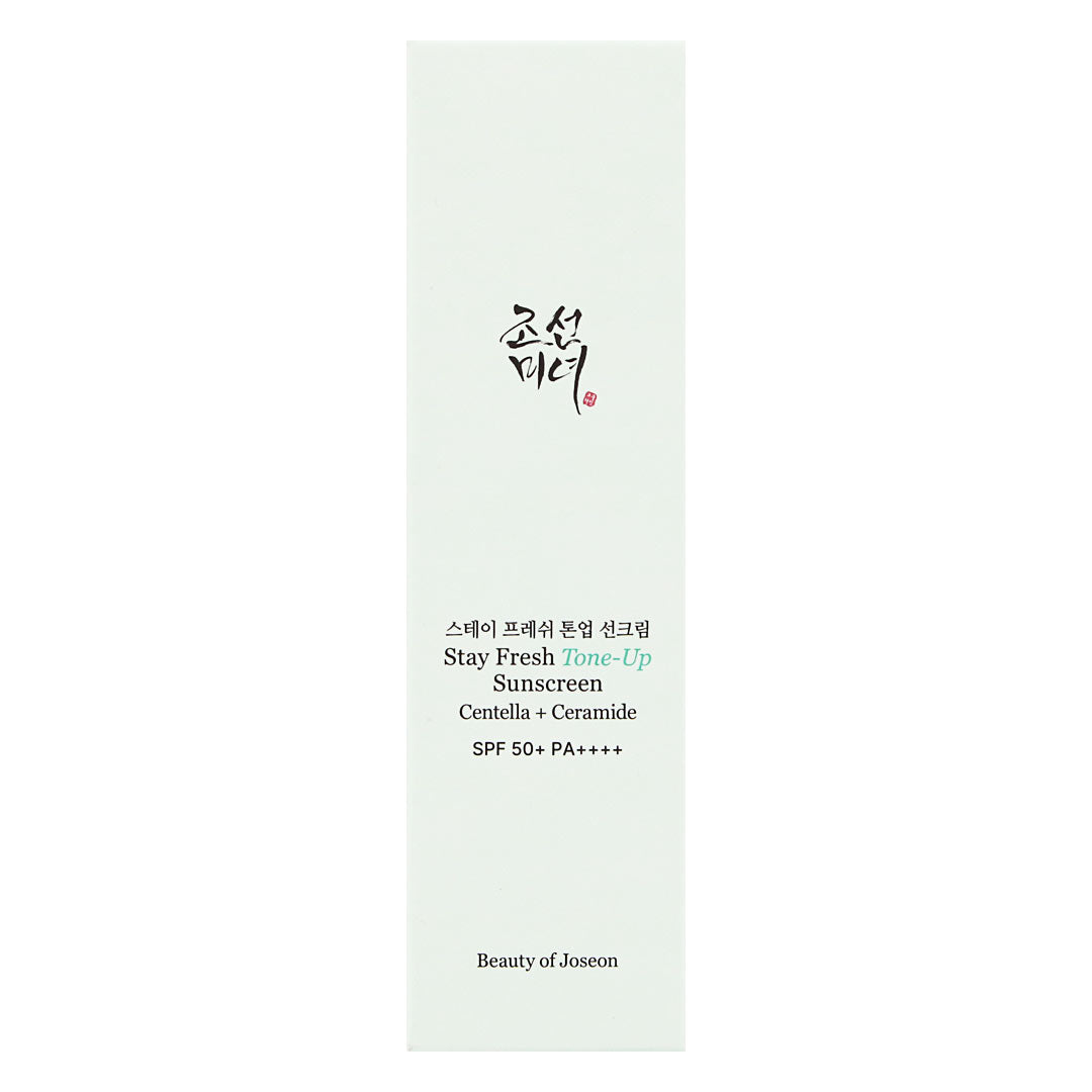 BEAUTY OF JOSEON - Crème solaire Stay Fresh Tone-up Centella + Céramide SPF50+ PA++++ VERT - 50ml