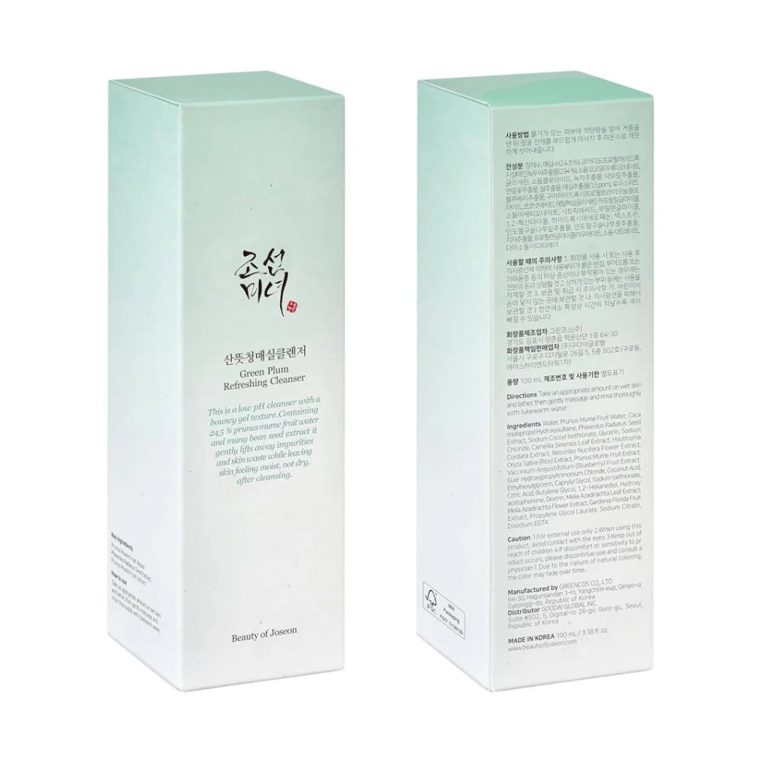 BEAUTY OF JOSEON - GREEN PLUM REFRESHING CLEANSER - 100ml