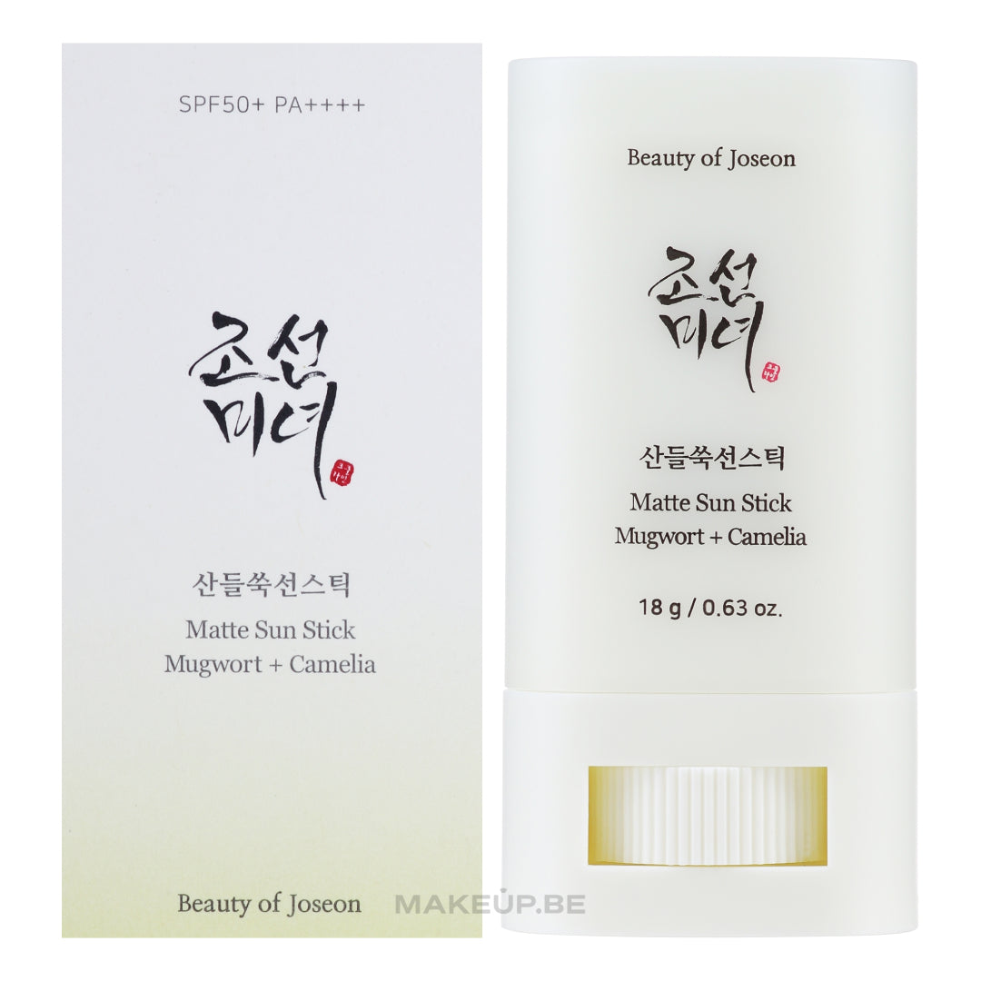 BEAUTY OF JOSEON - MATTE SUN STICK MUGWORT + CAMELIA - 18g