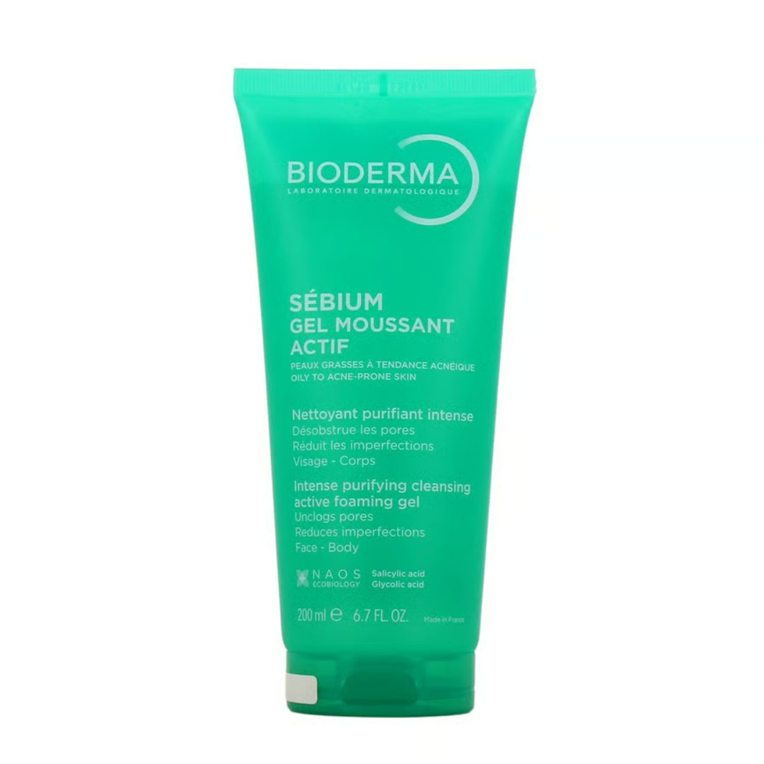 BIODERMA - Sébium Gel Moussant Actif Cleansing-Active Foaming Gelt - 200ml