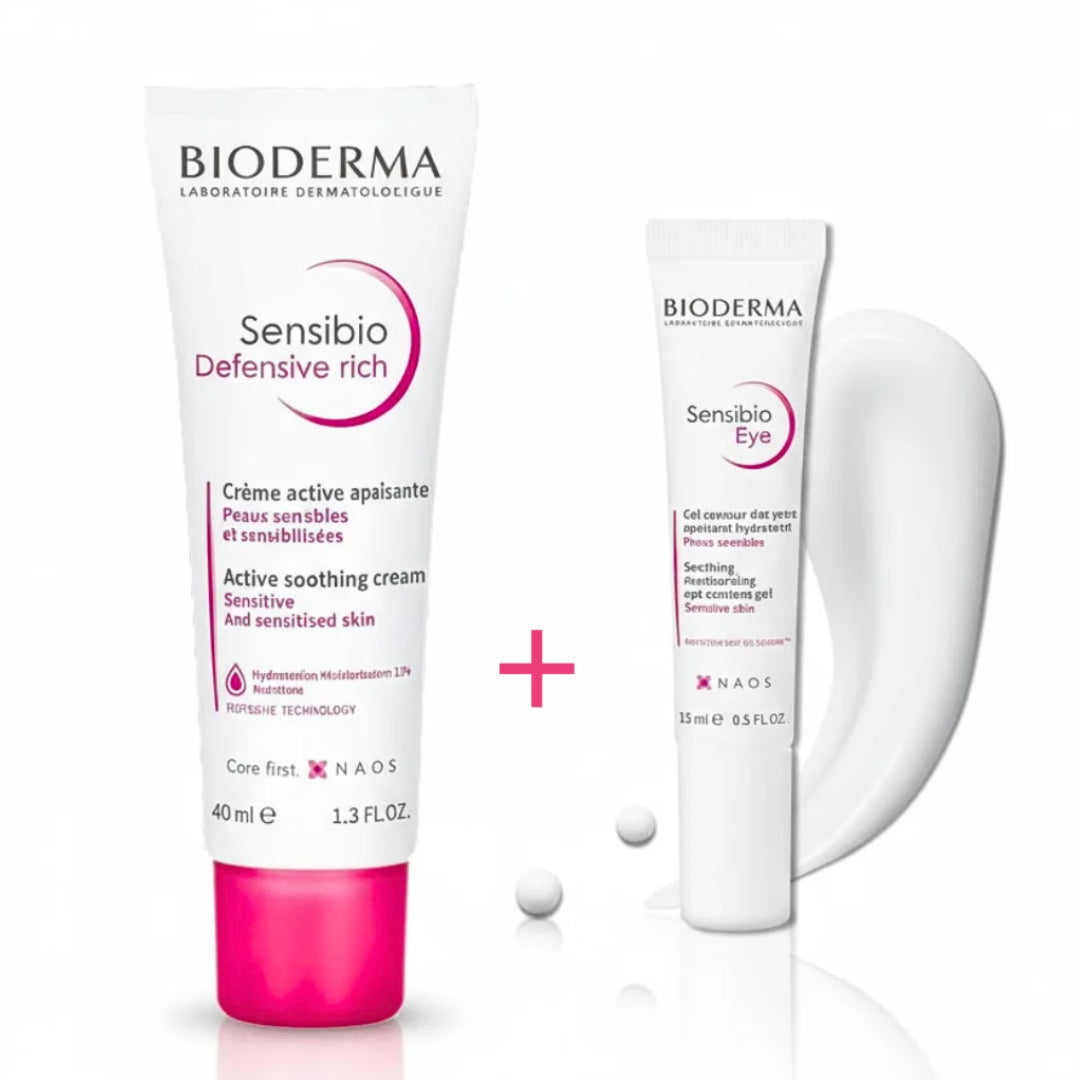 BIODERMA PACK Sensibio Rich 40ml + Sensibio Gel Contour Yeux 15ml