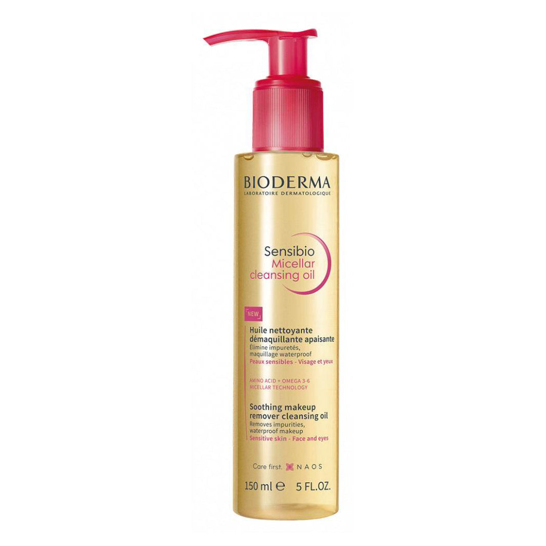 BIODERMA SENSIBIO HUILE MICELLAIRE - Huile Démaquillante Peaux Sensibles - 150ml