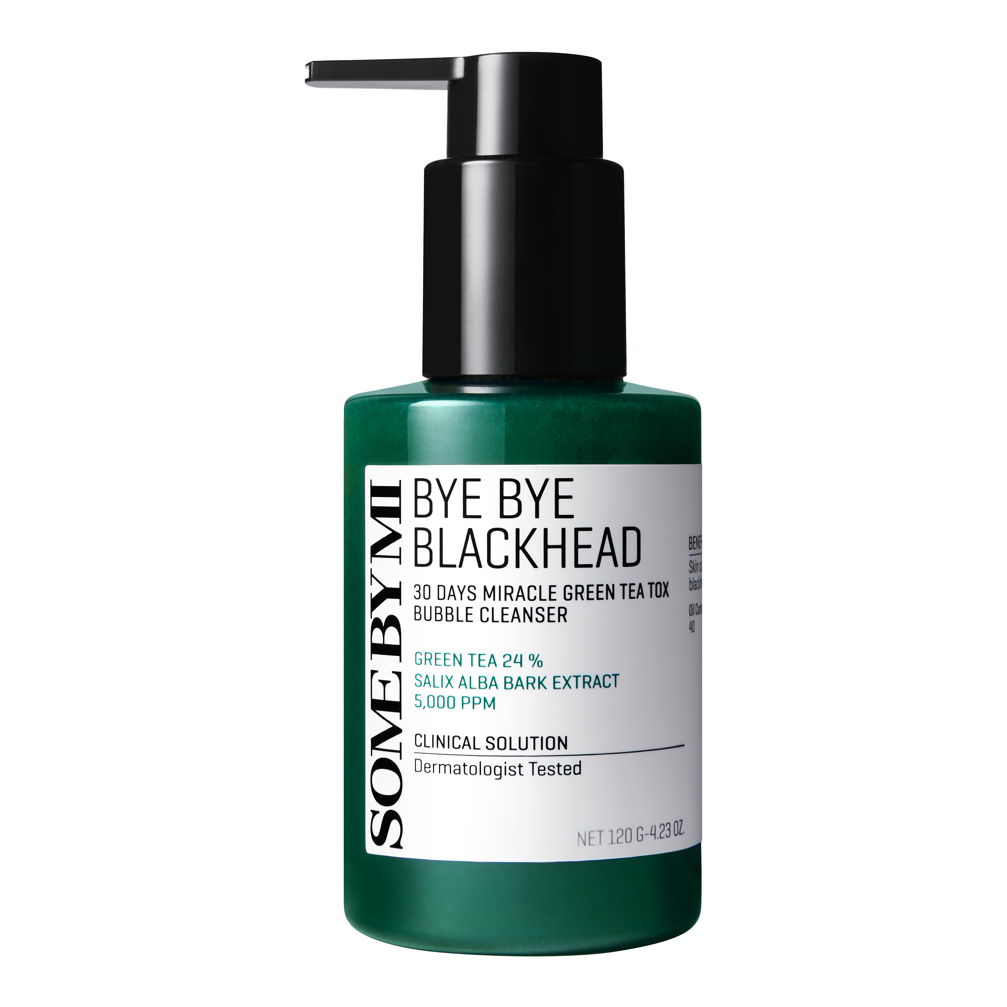 BYE BYE BLACKHEAD 30 DAYS MIRACLE GREEN TEA TOX BUBBLE CLEANSER 120G
