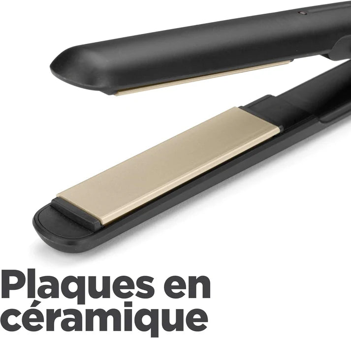 BaByliss Lisseur Ceramic Straight 230 avec Plaques Céramique et Multi-Voltage