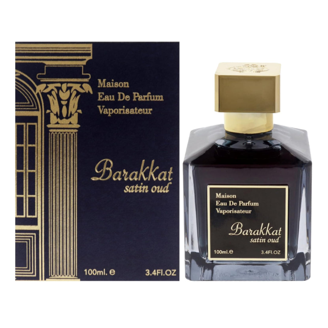 Barakkat Satin Oud Fragrance World Pour Unisexe  – 100ml