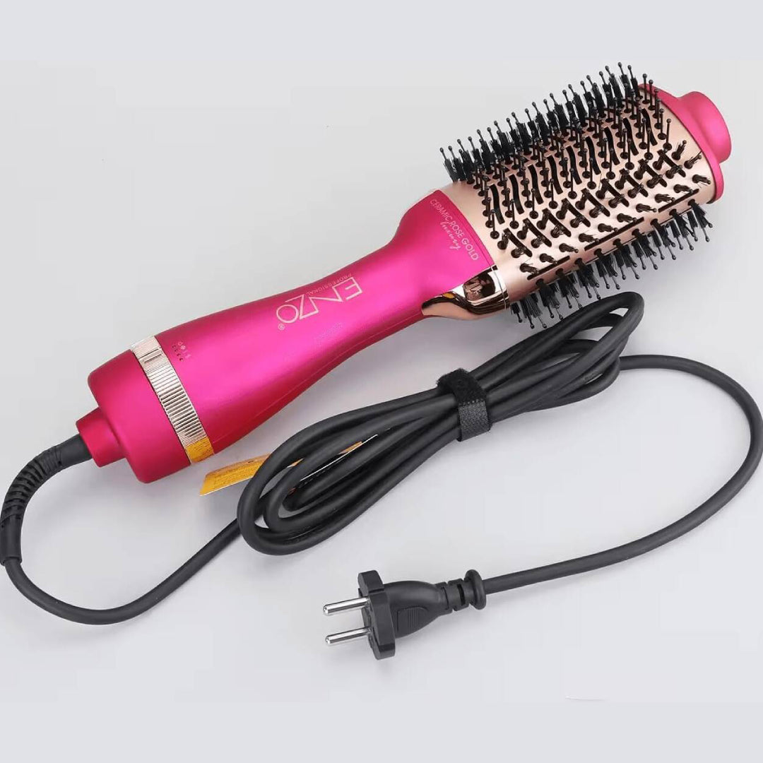 Brosse soufflante ENZO Smooth Style titane pour brushing pro EN-6213