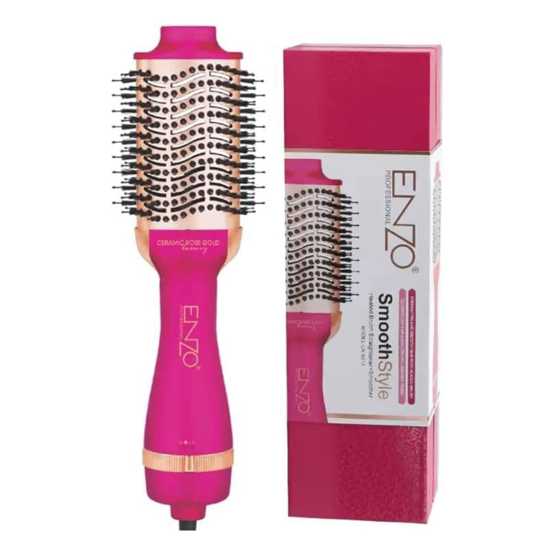 Brosse soufflante ENZO Smooth Style titane pour brushing pro EN-6213