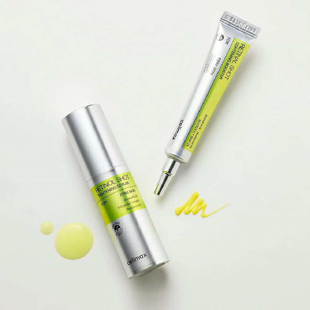CELIMAX - RETINOL SHOT TIGHTENING SERUM 30ml + RETINOL SHOT TIGHTENING BOOSTER 30ml
