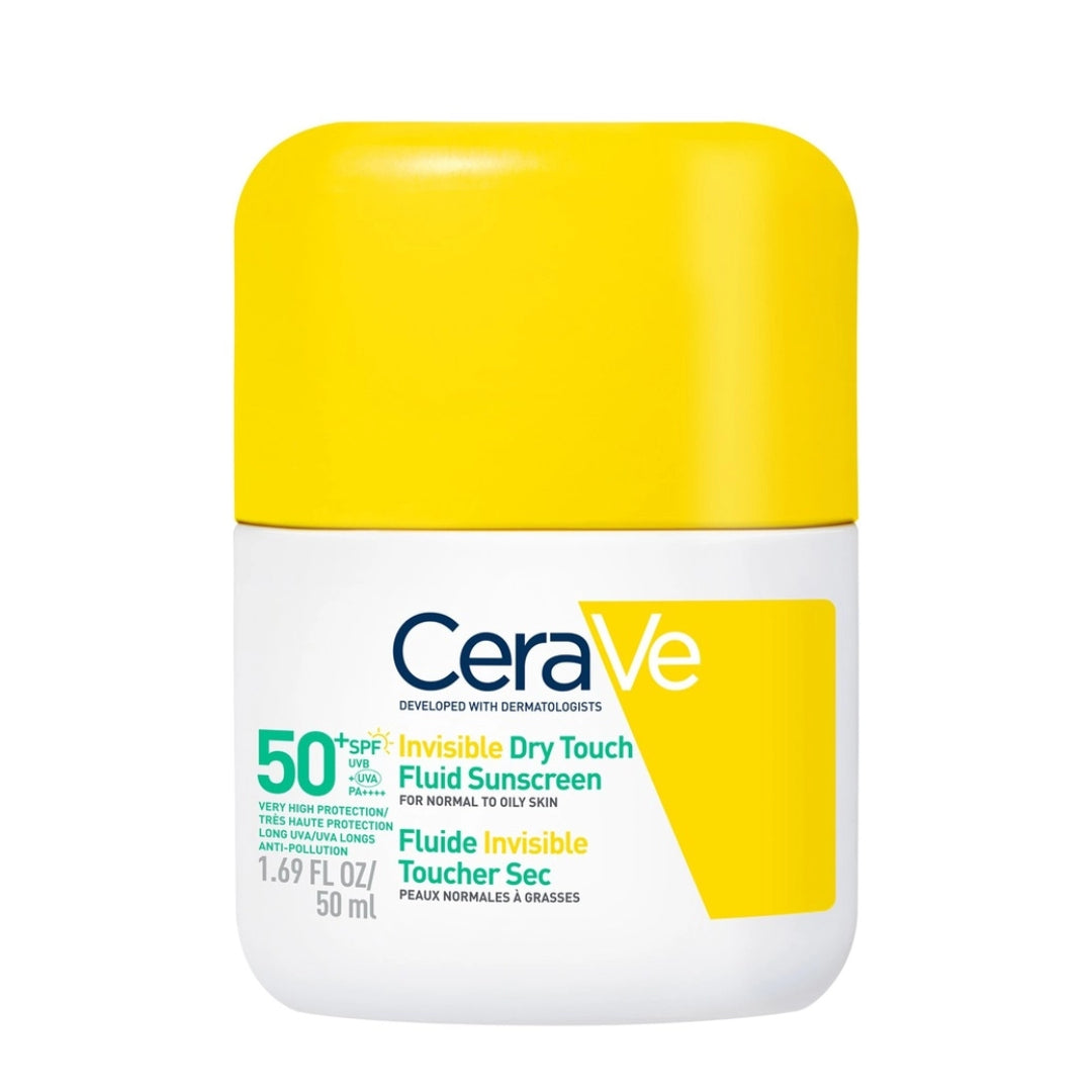 CERAVE ECRAN SOLAIRE SPF 50 FLUIDE INVISIBLE TOUCHER SEC 50 ML