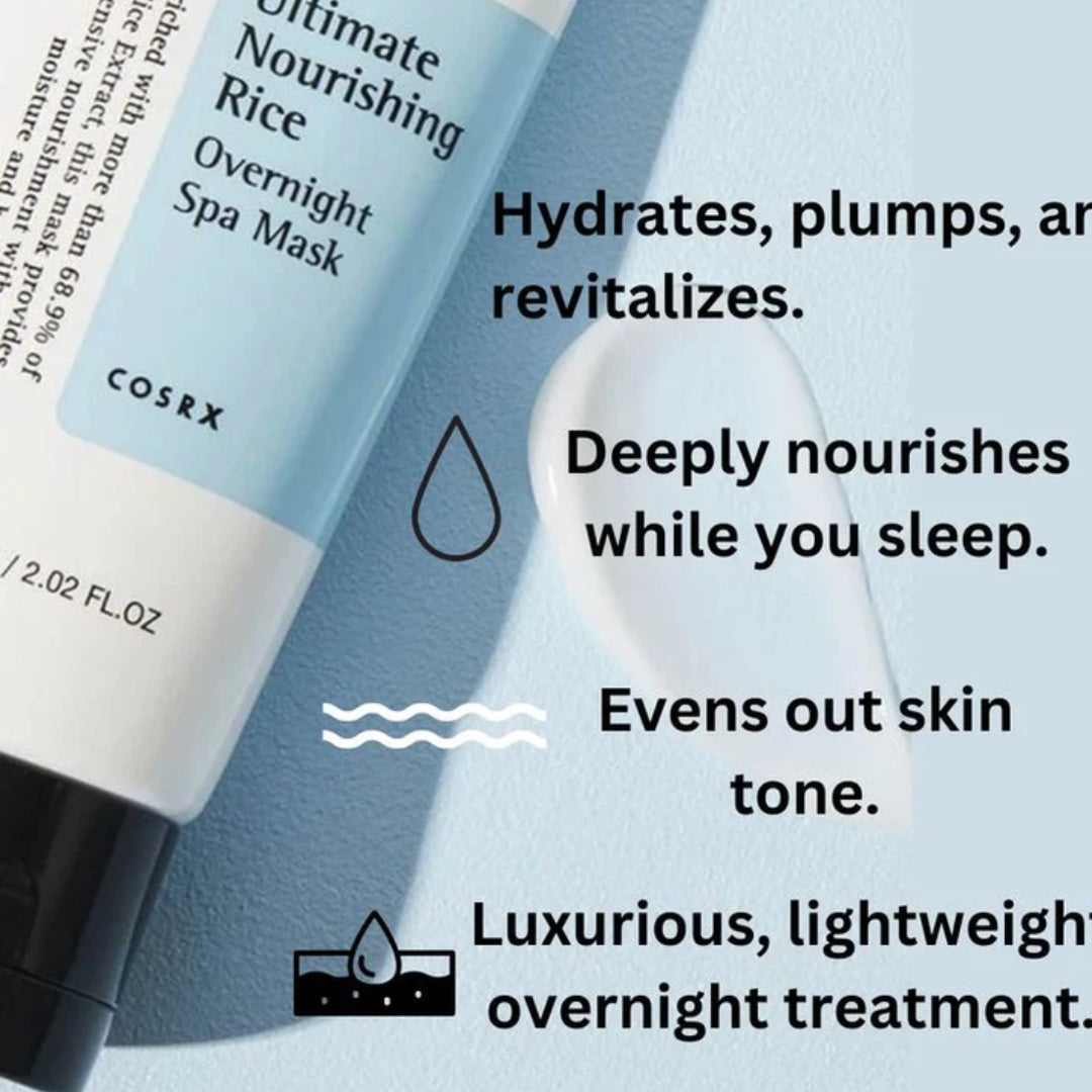 COSRX - Ultimate Nourishing Rice Overnight Spa Mask - 60ml