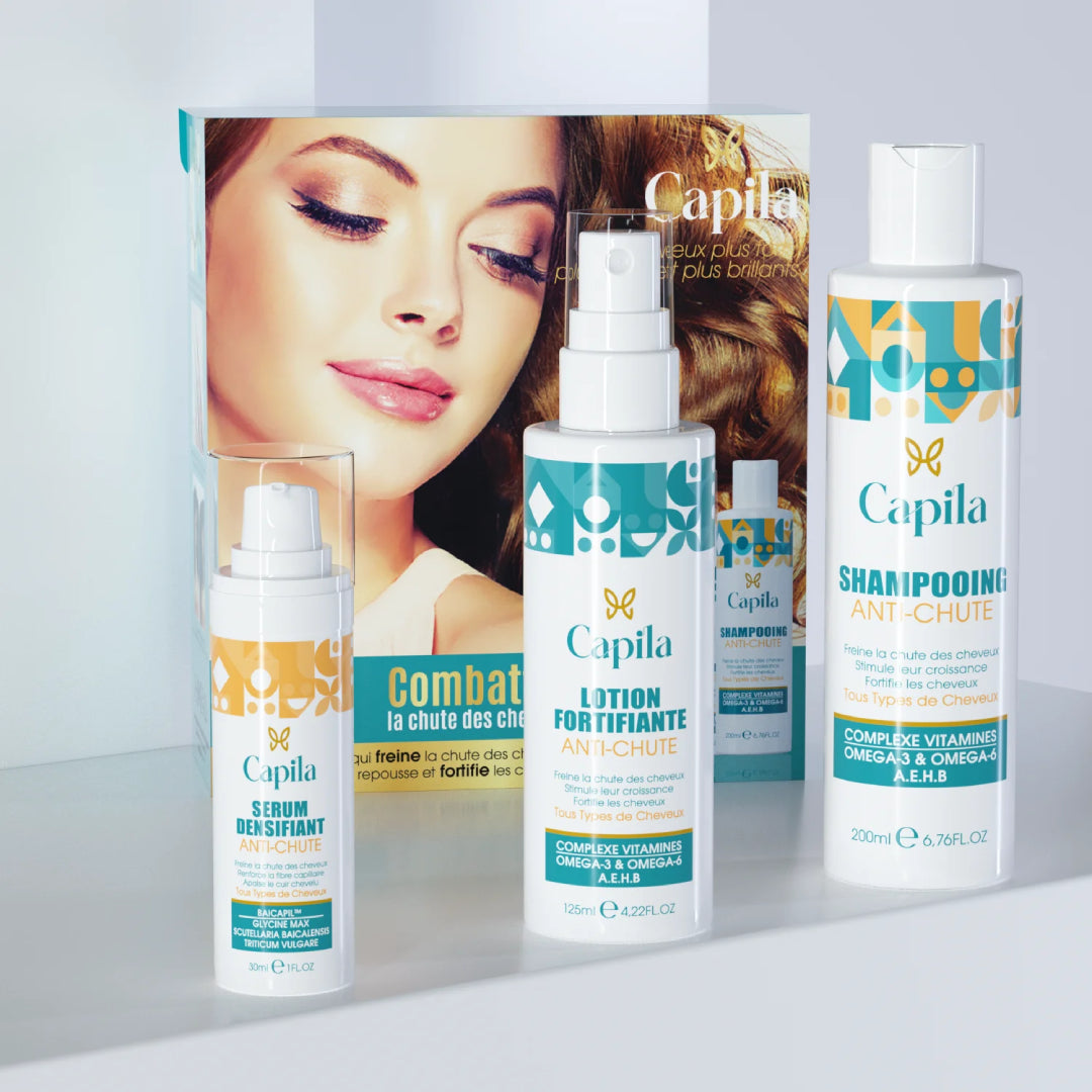 Capila – Pack Anti-Chute Shampooing Lotion Sérum 3-en-1