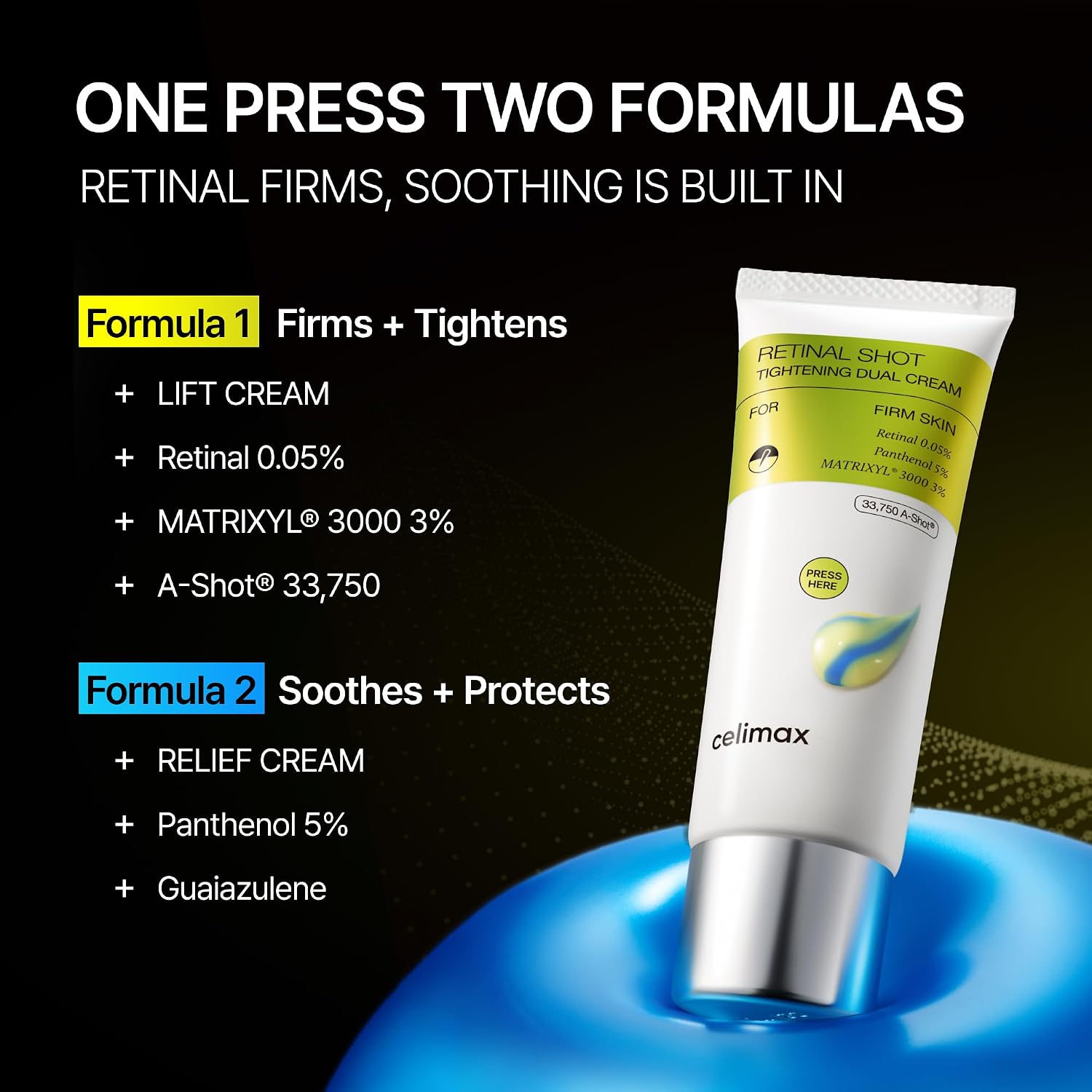 Celimax Retinal Shot Tightening Dual Cream - 50ml