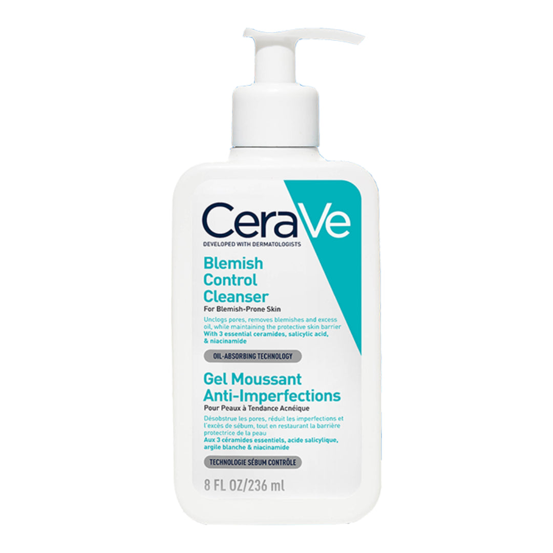 CeraVe Gel Moussant Nettoyant Anti-Imperfections Peau a Tendance Acneique - 236 ml